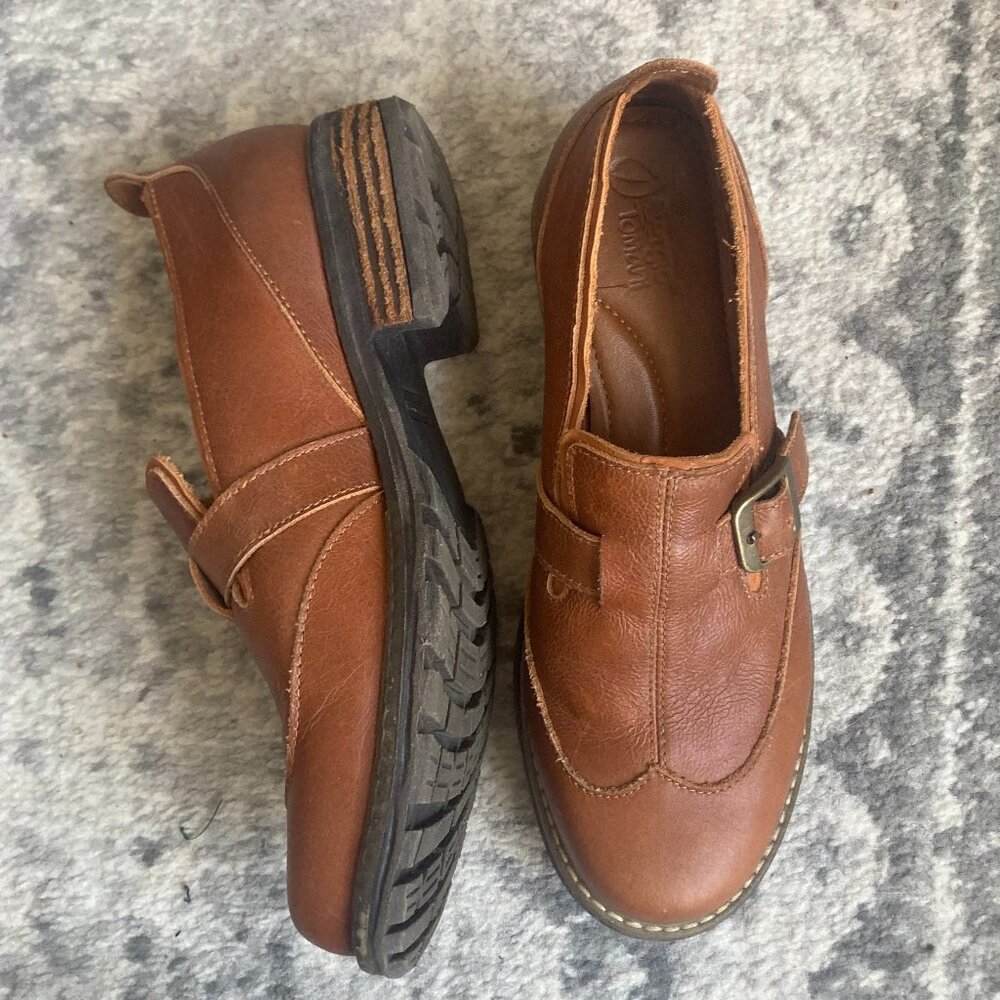 Sergio Tomani Adora Shoe in Cognac, size 37